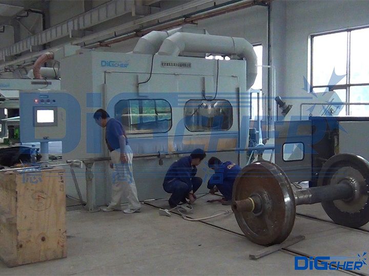 高速動車組輪（lún）對超高壓水除漆係（xì）統