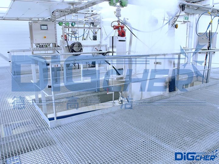 高壓水自動化罐車（chē）清洗係統作業平台