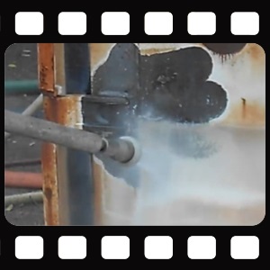 高壓水除（chú）漆效果-高壓水射流除漆（qī）作業視頻演示