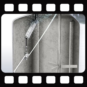 全自動反應（yīng）釜清洗-自動化（huà）高壓水反應釜清洗作業視頻（pín）演示