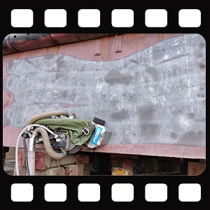 船體除漆|船舶除鏽爬壁機器人（rén）視頻演（yǎn）示