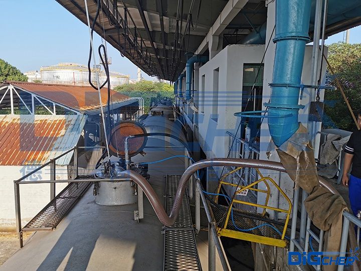 高壓水鐵路罐車自動清洗係統