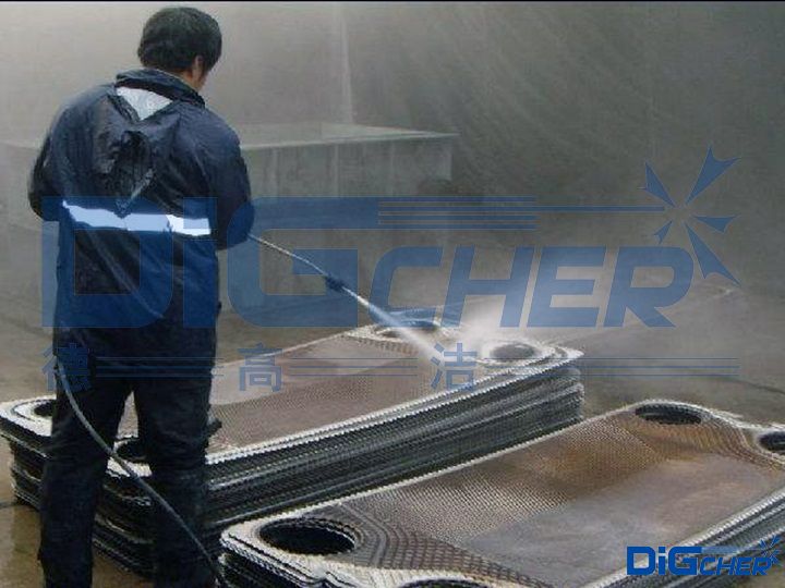 板式換熱器高壓水清洗工（gōng）藝