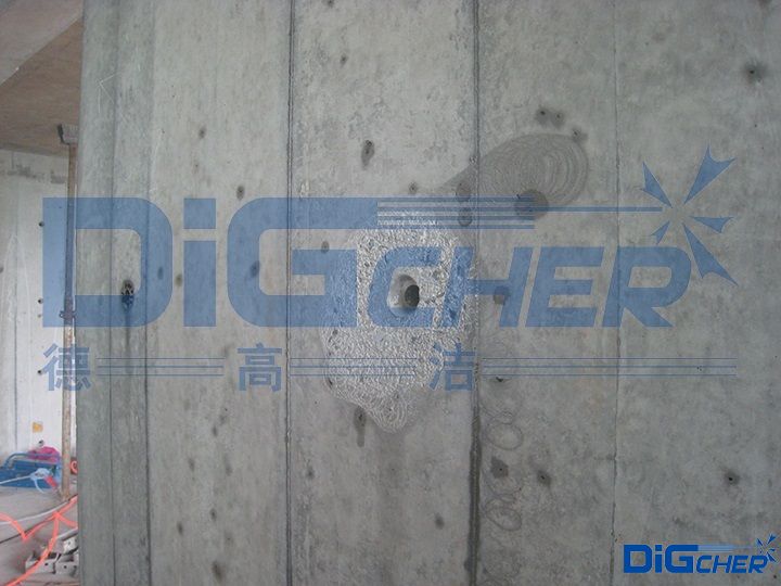 高壓水混凝土鑿毛效（xiào）果