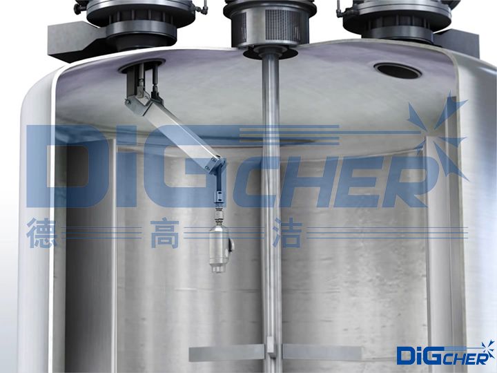 自（zì）動化清洗反應釜示意圖