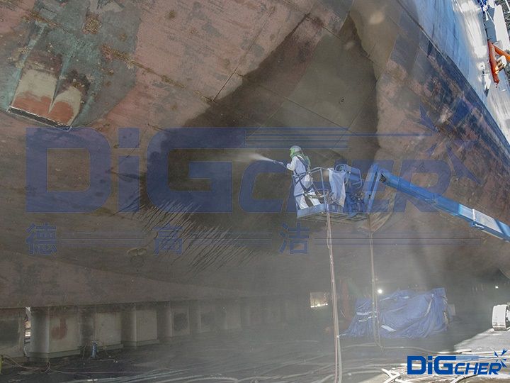 船舶（bó）超高壓水除鏽