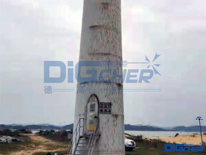 風電塔筒被機油（yóu）汙染（rǎn）