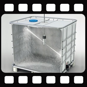 IBC噸桶高壓水自動清洗線視（shì）頻演示