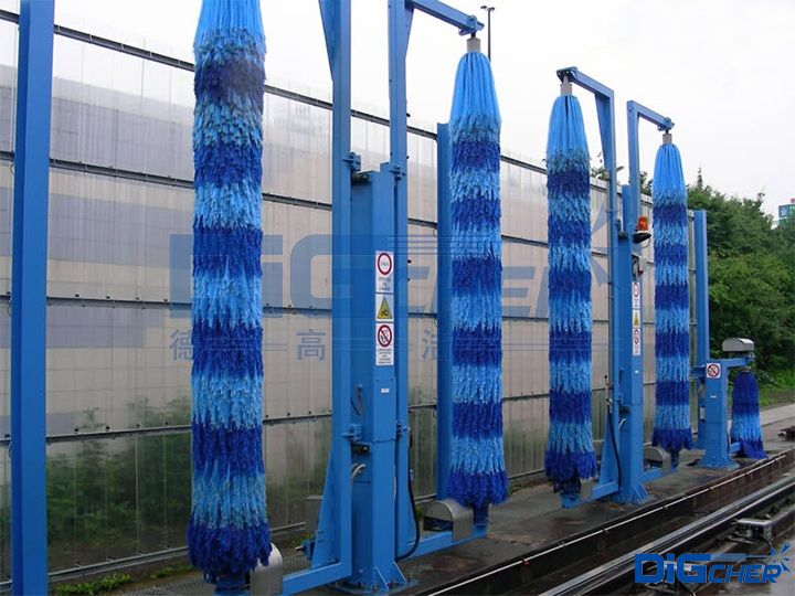 全（quán）自（zì）動軌道列車清洗係統