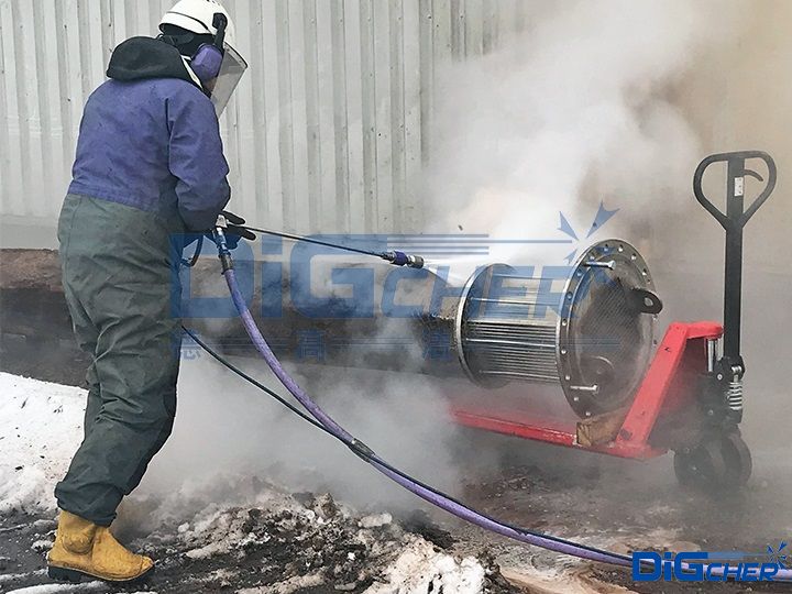 超高壓（yā）清洗機清洗換熱器