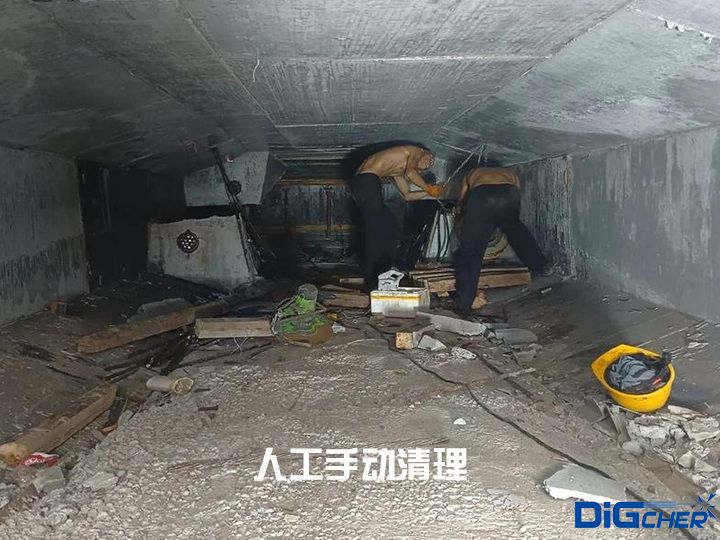 人工（gōng）手動清理箱梁（liáng）模具