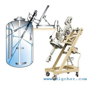 全自動化工反（fǎn）應釜清洗（xǐ）係統-化工廠反應釜清洗設備