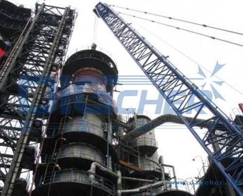 煉油廠催化裂化裝置沉降器至（zhì）分餾塔之間的油汽管（guǎn）線