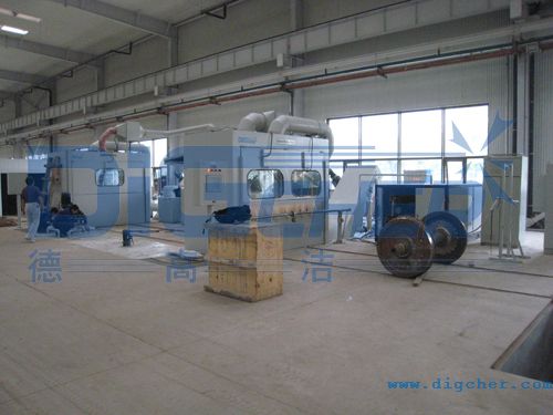 高速動車輪對除漆、輪對清洗係統