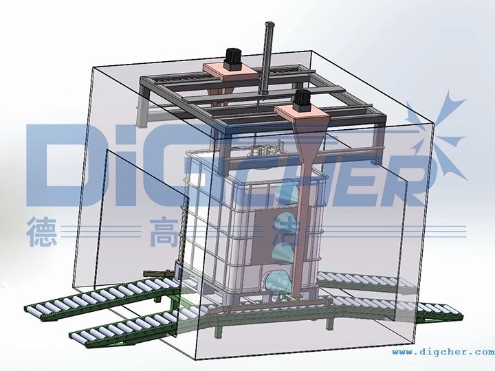 ICB噸桶高壓水自動清洗線（xiàn）