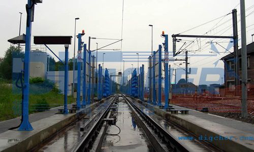 地鐵車輛段設備（bèi）列（liè）車外部自動清洗係統